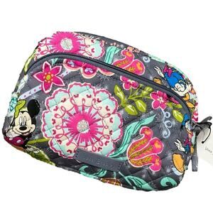 Disney Vera Bradley Pure Cotton Inner Waterproof Makeup Travel Bag NWT